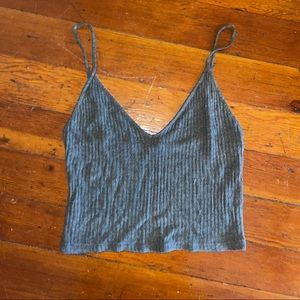 Brandy Melville Grey Knit Tank Top